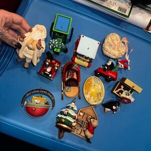 Bundle of Various Hallmark Ornaments